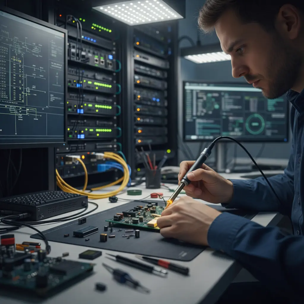 Elektronik arıza tespiti ve bakım süreci